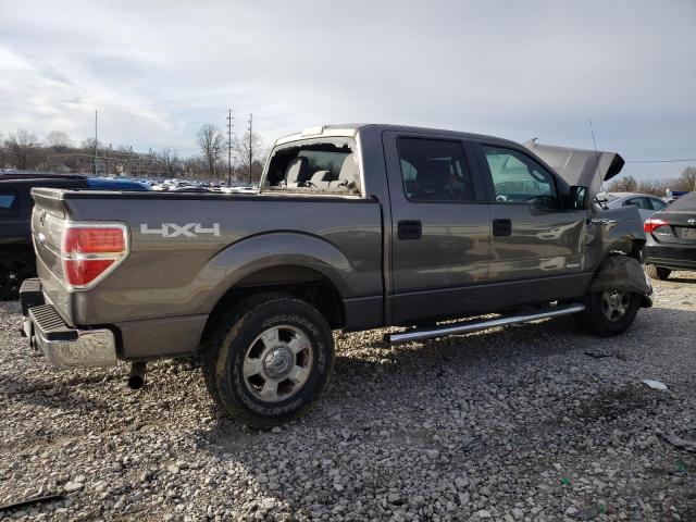 1FTFW1ET6DFA95636 - 2013 FORD F150 SUPERCREW GRAY photo 3