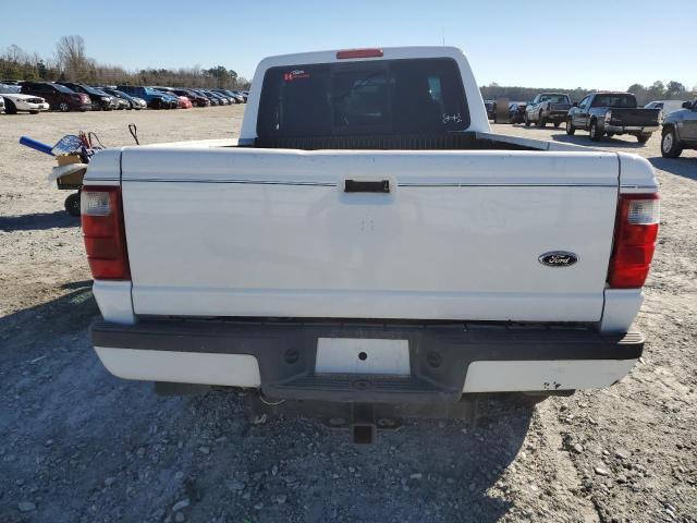 1FTYR14U85PA07577 - 2005 FORD RANGER SUPER CAB WHITE photo 6