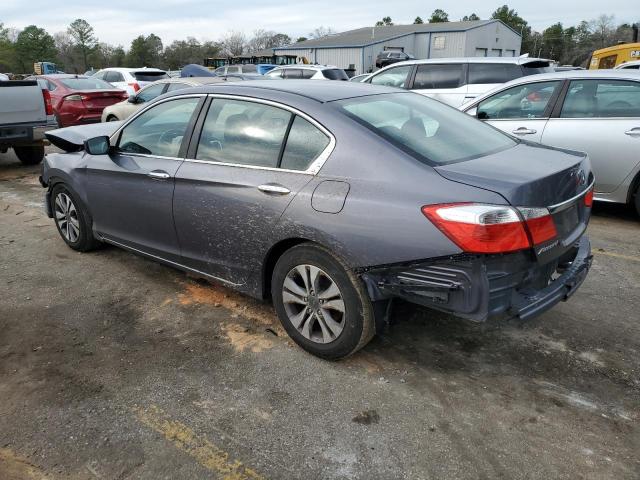 1HGCR2E39EA059049 - 2014 HONDA ACCORD LX GRAY photo 2