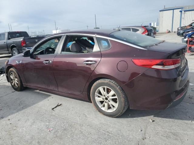 5XXGT4L38GG047143 - 2016 KIA OPTIMA LX MAROON photo 2