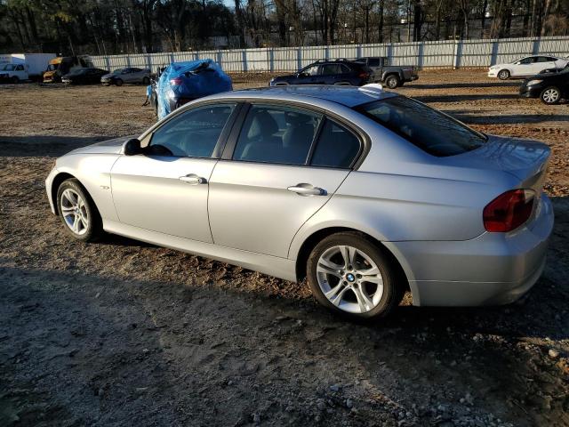 WBAVA33598FV67180 - 2008 BMW 328 I SILVER photo 2