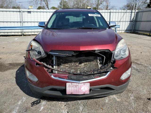 2GNALDEK9H6137915 - 2017 CHEVROLET EQUINOX PREMIER MAROON photo 5