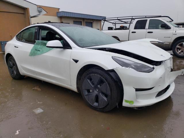 5YJ3E1EA4PF606256 - 2023 TESLA MODEL 3 WHITE photo 4