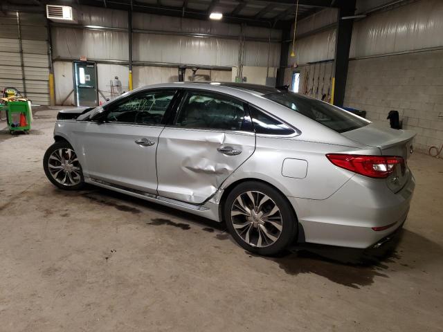 5NPE34AB8FH133802 - 2015 HYUNDAI SONATA SPORT SILVER photo 2