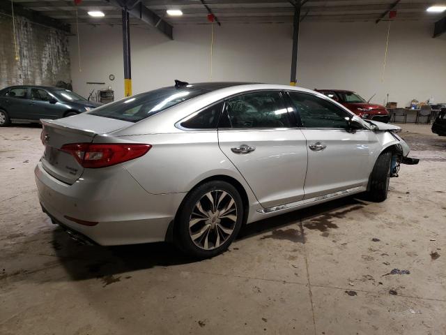 5NPE34AB8FH133802 - 2015 HYUNDAI SONATA SPORT SILVER photo 3