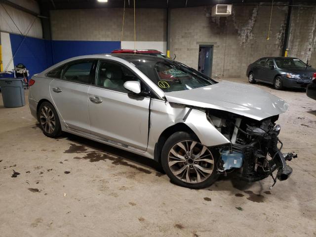 5NPE34AB8FH133802 - 2015 HYUNDAI SONATA SPORT SILVER photo 4