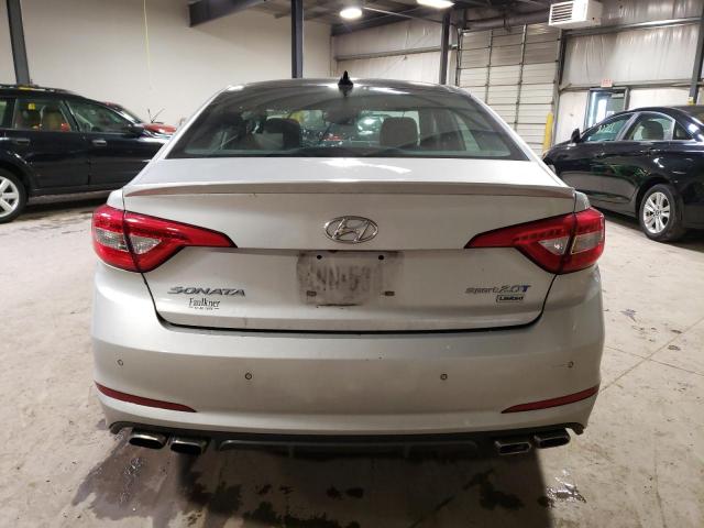 5NPE34AB8FH133802 - 2015 HYUNDAI SONATA SPORT SILVER photo 6