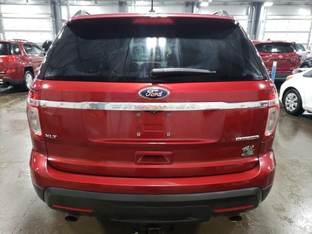 1FM5K7D80EGC22864 - 2014 FORD EXPLORER XLT BURGUNDY photo 6