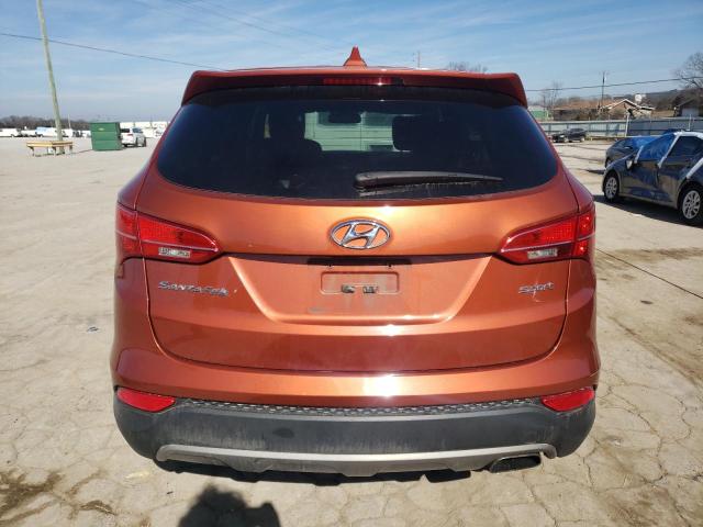 5XYZT3LB9GG345495 - 2016 HYUNDAI SANTA FE S ORANGE photo 6