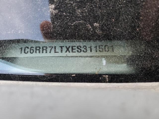 1C6RR7LTXES311501 - 2014 RAM 1500 SLT GRAY photo 12