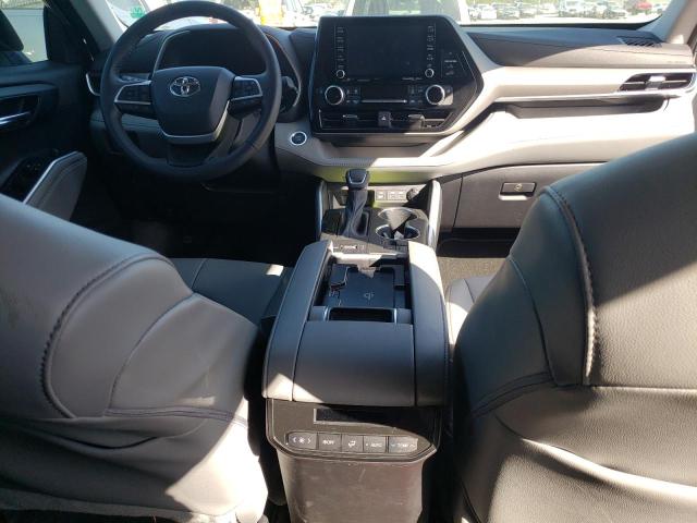 5TDHZRAH9NS119249 - 2022 TOYOTA HIGHLANDER XLE SILVER photo 8