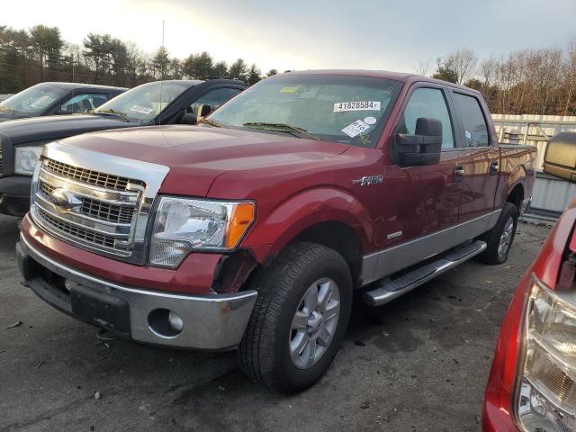 1FTFW1ET9DFC09919 - 2013 FORD F150 SUPERCREW RED photo 1