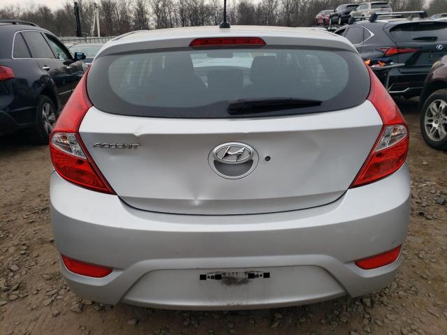 KMHCT5AE1CU023338 - 2012 HYUNDAI ACCENT GLS SILVER photo 6