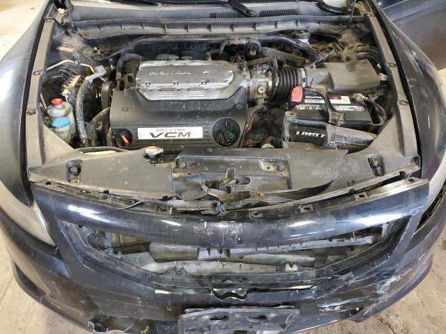 1HGCS22878A005404 - 2008 HONDA ACCORD EXL BLACK photo 11