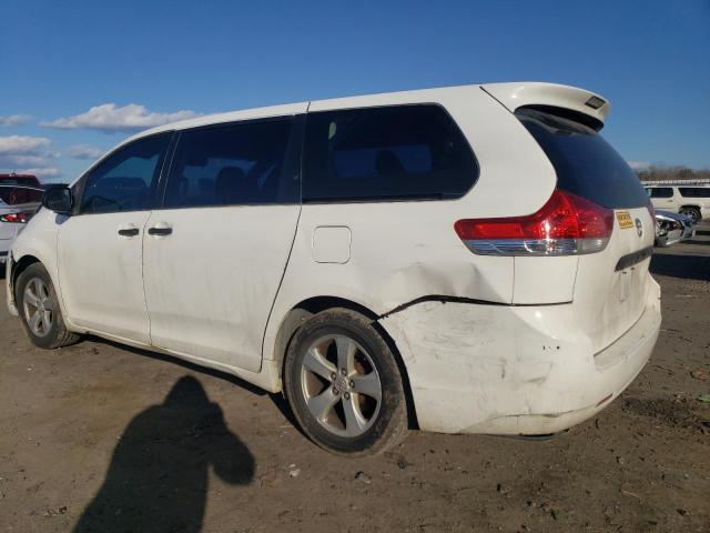 5TDZK3DC4ES429301 - 2014 TOYOTA SIENNA WHITE photo 2