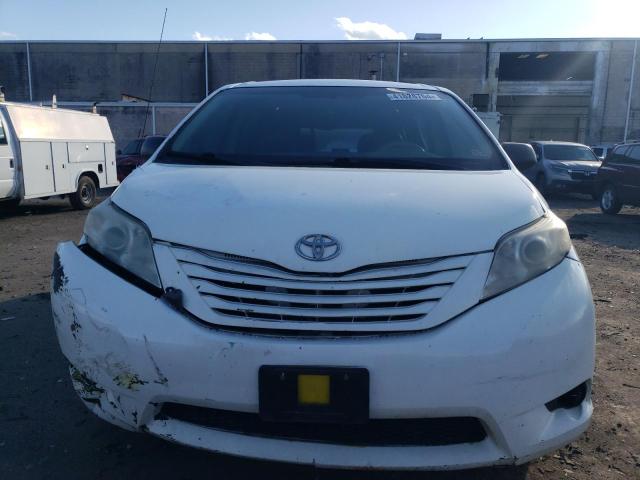 5TDZK3DC4ES429301 - 2014 TOYOTA SIENNA WHITE photo 5