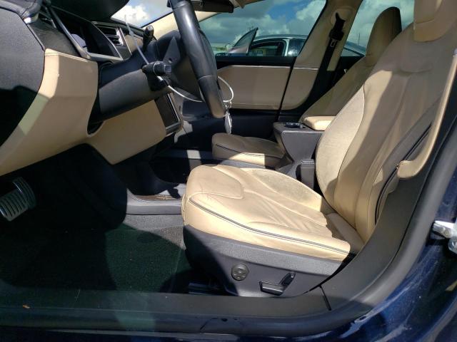 5YJSA1DP5DFP24468 - 2013 TESLA MODEL S ლურჯი ფოტო 7