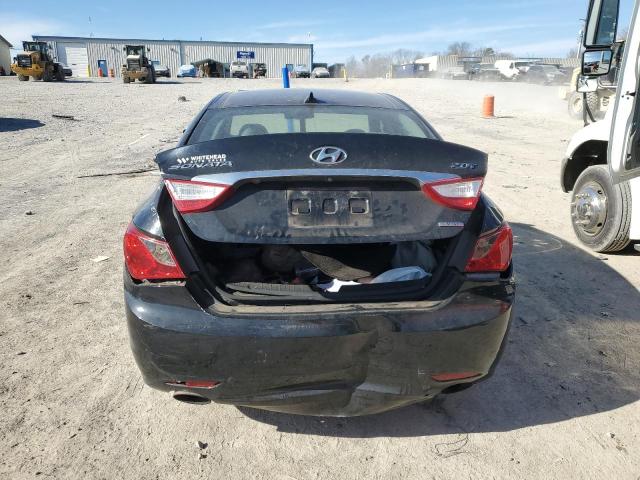 5NPEC4ABXCH464733 - 2012 HYUNDAI SONATA SE BLACK photo 6