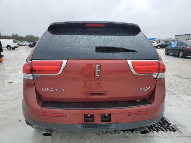 2LMDJ6JK5EBL06232 - 2014 LINCOLN MKX RED photo 6