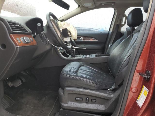 2LMDJ6JK5EBL06232 - 2014 LINCOLN MKX RED photo 7