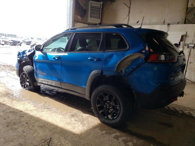 1C4PJMBXXMD210911 - 2021 JEEP CHEROKEE TRAILHAWK BLUE photo 2