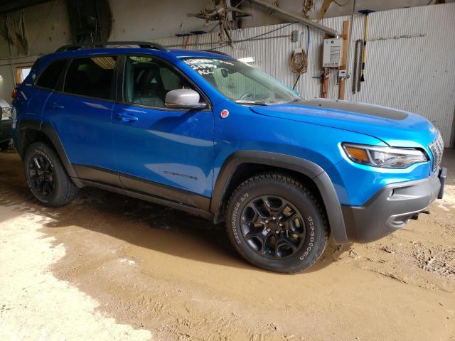 1C4PJMBXXMD210911 - 2021 JEEP CHEROKEE TRAILHAWK BLUE photo 4