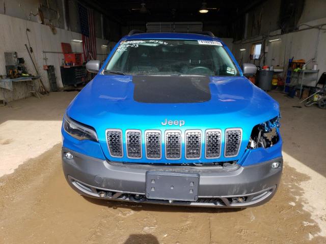 1C4PJMBXXMD210911 - 2021 JEEP CHEROKEE TRAILHAWK BLUE photo 5
