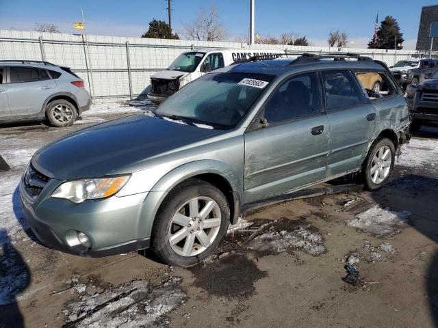 4S4BP61C297332179 - 2009 SUBARU OUTBACK 2.5I GREEN photo 1