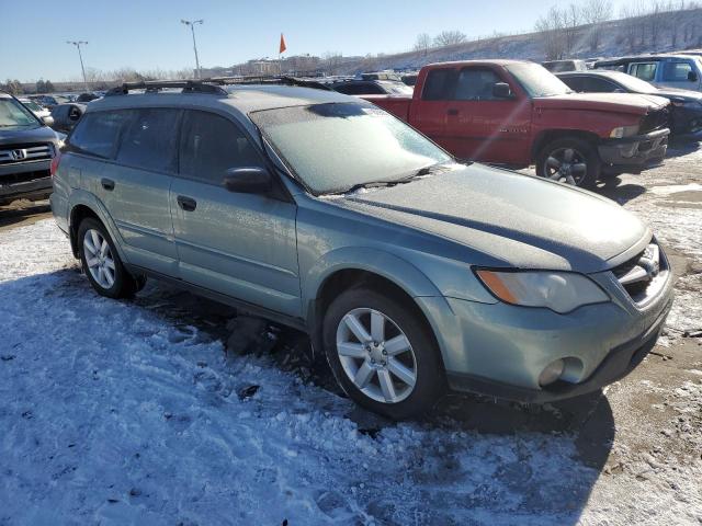 4S4BP61C297332179 - 2009 SUBARU OUTBACK 2.5I GREEN photo 4