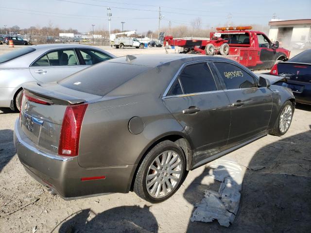 1G6DS5EV1A0110363 - 2010 CADILLAC CTS PREMIUM COLLECTION GRAY photo 3