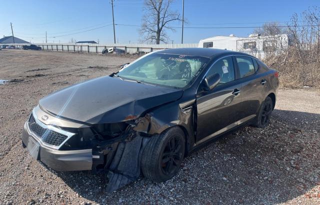 5XXGM4A72DG133420 - 2013 KIA OPTIMA LX GRAY photo 2