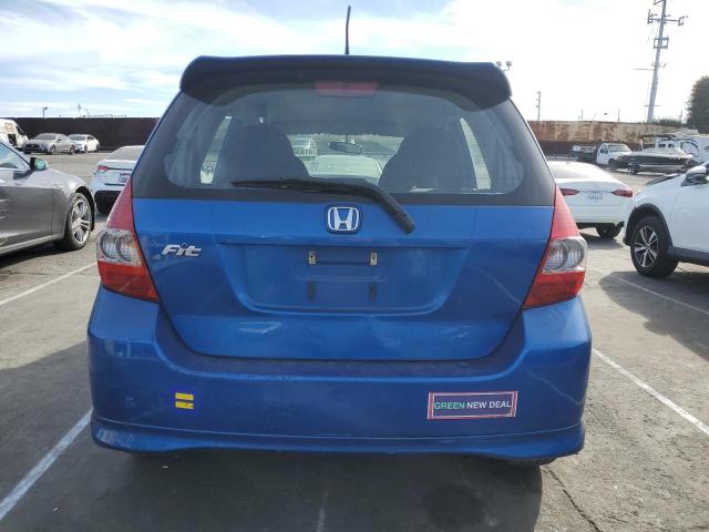 JHMGD386X7S013915 - 2007 HONDA FIT S 蓝色 照片 6