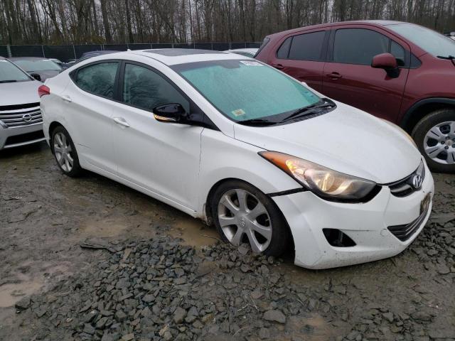 5NPDH4AE5BH016714 - 2011 HYUNDAI ELANTRA GLS WHITE photo 4