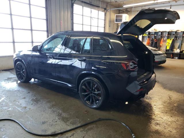 5UX83DP0XN9K62858 - 2022 BMW X3 M40I BLUE photo 2