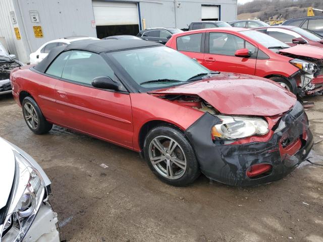 1C3EL55R46N261293 - 2006 CHRYSLER SEBRING TOURING RED photo 4