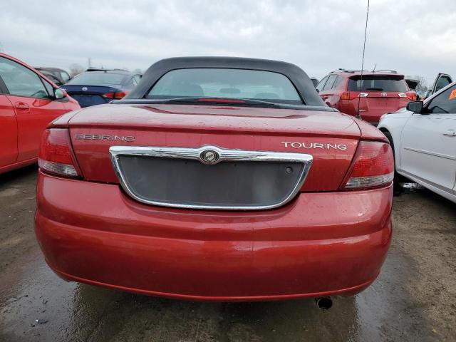 1C3EL55R46N261293 - 2006 CHRYSLER SEBRING TOURING RED photo 6