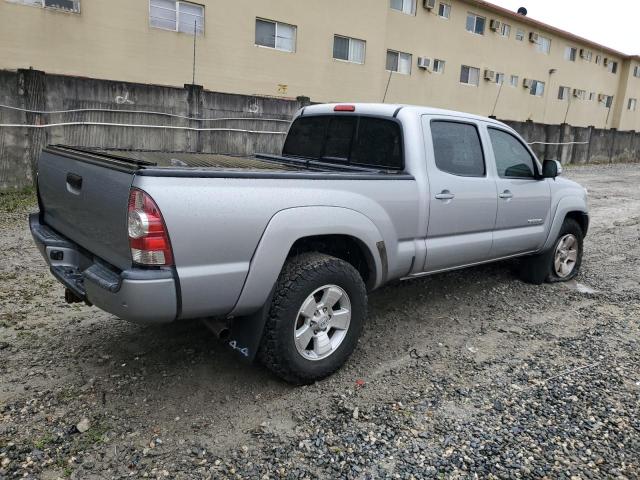 5TFMU4FN9EX026739 - 2014 TOYOTA TACOMA DOUBLE CAB LONG BED SILVER photo 3