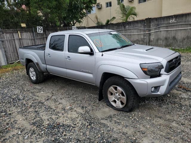 5TFMU4FN9EX026739 - 2014 TOYOTA TACOMA DOUBLE CAB LONG BED SILVER photo 4