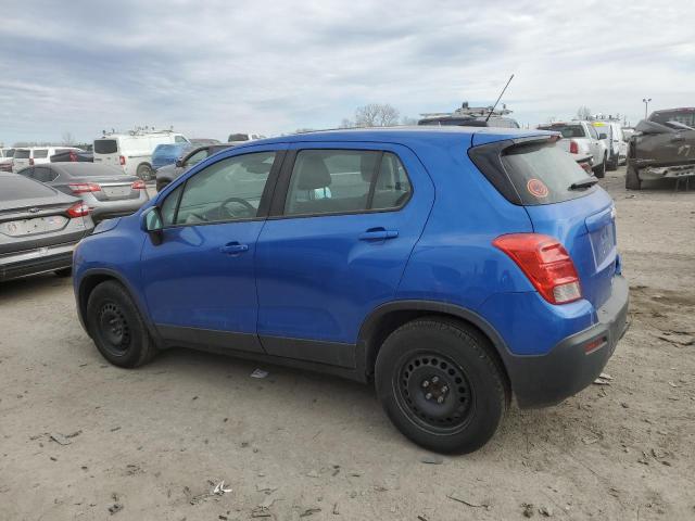 KL7CJKSB7GB750558 - 2016 CHEVROLET TRAX LS BLUE photo 2