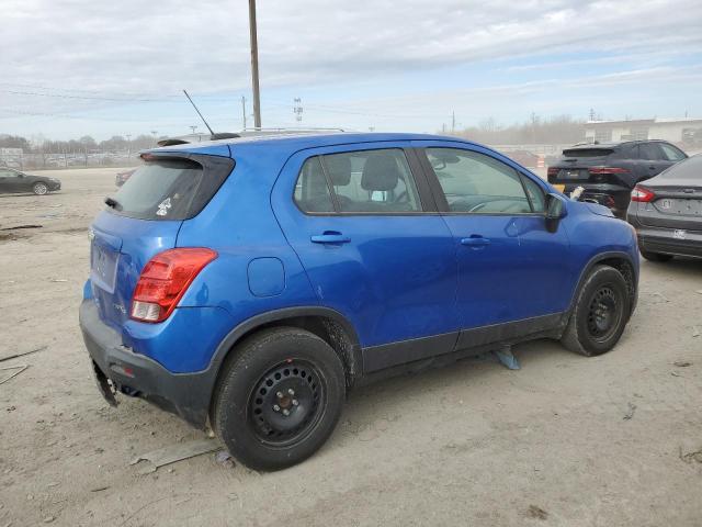 KL7CJKSB7GB750558 - 2016 CHEVROLET TRAX LS BLUE photo 3