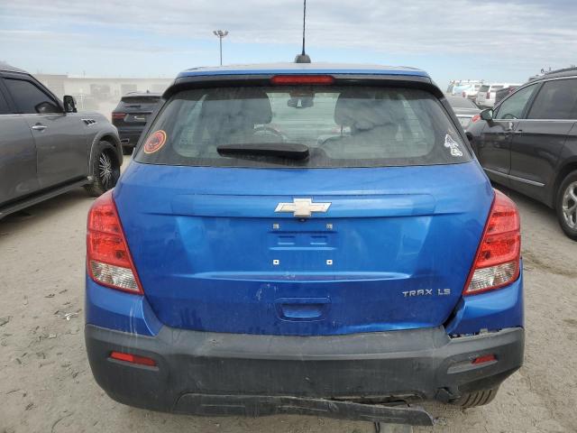 KL7CJKSB7GB750558 - 2016 CHEVROLET TRAX LS BLUE photo 6