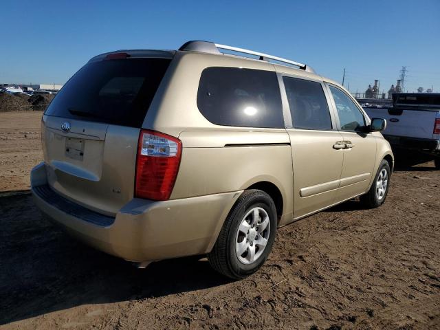 KNDMB233266035948 - 2006 KIA SEDONA EX TAN photo 3