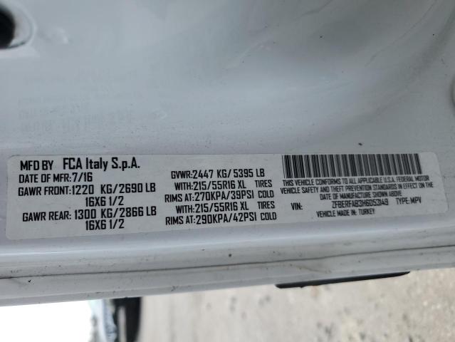 ZFBERFAB3H6D53149 - 2017 RAM PROMASTER Ağ foto 13