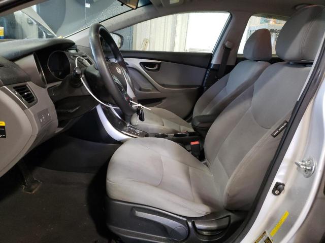 KMHDH4AE5DU622292 - 2013 HYUNDAI ELANTRA GLS SILVER photo 7