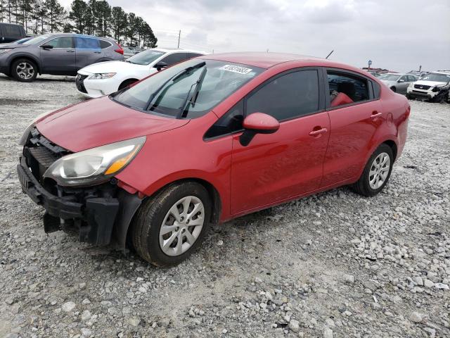 KNADM4A32E6349815 - 2014 KIA RIO LX RED photo 1