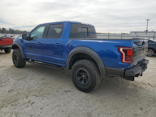 1FTFW1RG4JFC54551 - 2018 FORD F150 RAPTOR BLUE photo 2