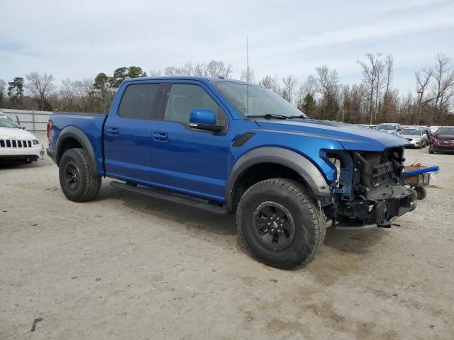 1FTFW1RG4JFC54551 - 2018 FORD F150 RAPTOR BLUE photo 4