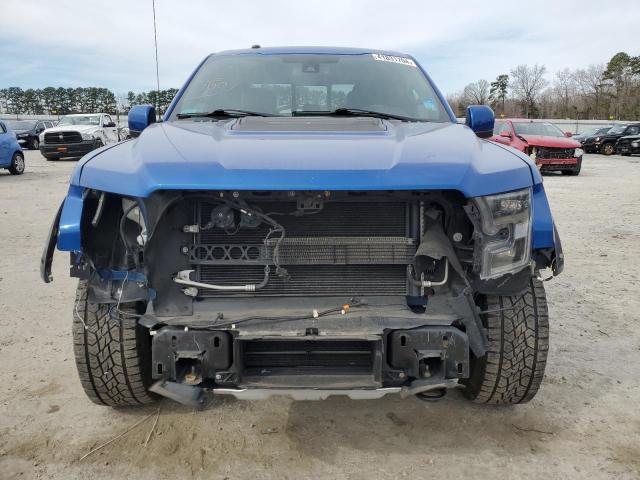 1FTFW1RG4JFC54551 - 2018 FORD F150 RAPTOR BLUE photo 5