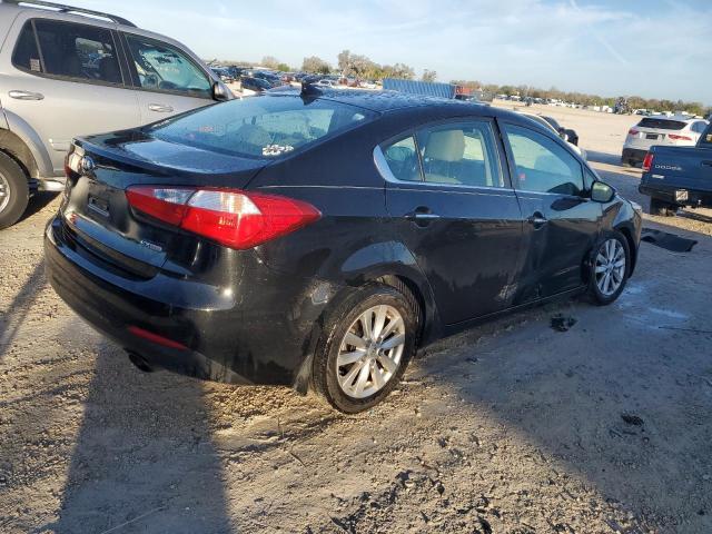 KNAFX4A87F5322208 - 2015 KIA FORTE EX BLACK photo 3