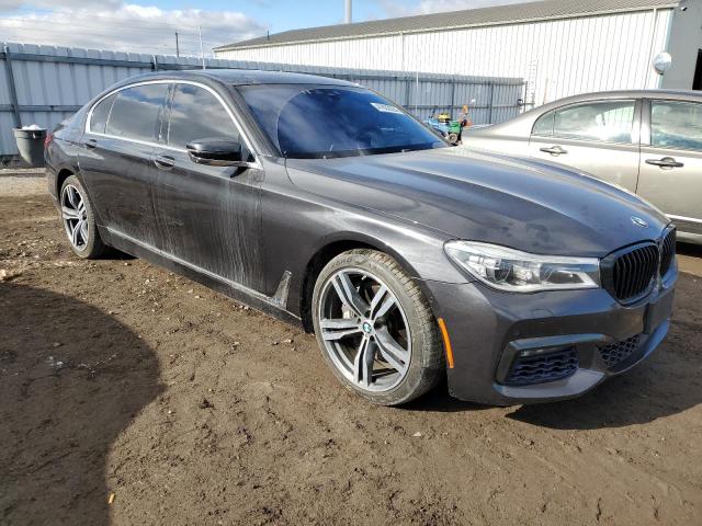 WBA7F2C59GGE12287 - 2016 BMW 7 SERIES XI GRAY photo 4